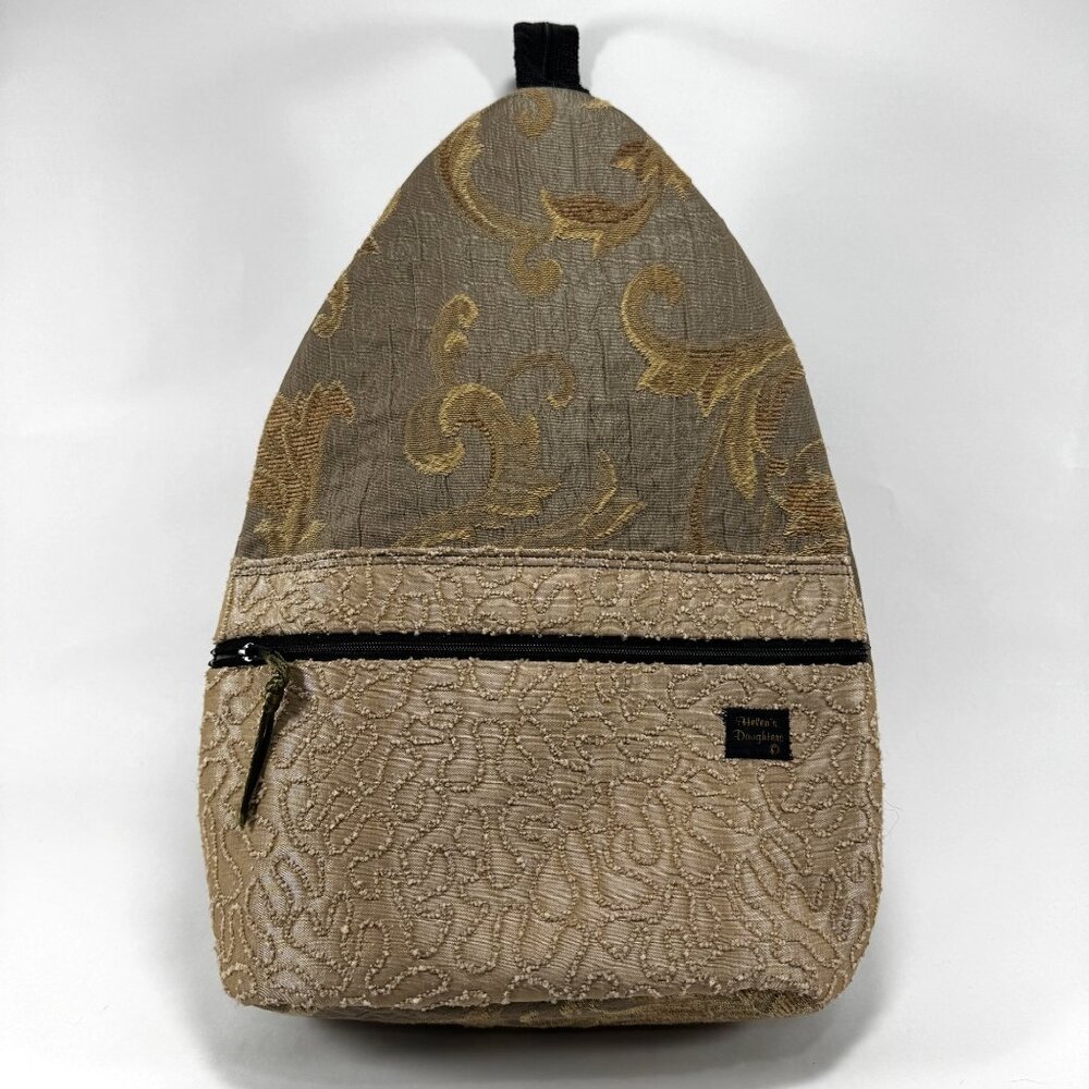 Helen's Daughters Art-to-Wear Handmade One Shoulder Backpack Bag Crossbody